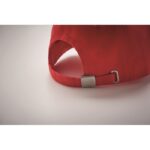 MP3421760 gorra beisbol 5 pan rojo algodon 4