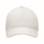 MP3421770 gorra beisbol 5 pan blanco algodon 2