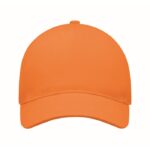 MP3421780 gorra beisbol 5 pan naranja algodon 2