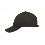 MP3421830 gorra beisbol 5 pan negro algodon 5