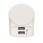 MP3422000 cargador usb skross euro 2xa blanco policarbonato 3