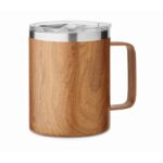 MP3422730 taza de doble pared 300 ml marron claro acero inoxidable 1