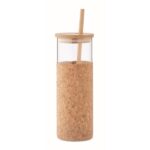 MP3423120 vaso de vidrio con funda 450 ml beige vidrio 1