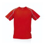 MPG114093 camiseta adulto rojo 100 poliester 135 g m2 1