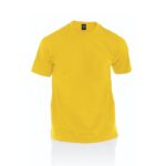 MPG114103 camiseta adulto color amarillo 100 algodon ring spun single jersey 150 g m2 1