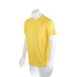 MPG114103 camiseta adulto color amarillo 100 algodon ring spun single jersey 150 g m2 2
