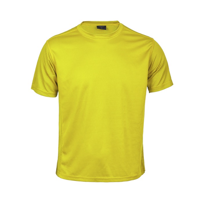 MPG114247 camiseta adulto amarillo 100 poliester 135 g m2 1