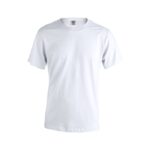 MPG114321 camiseta adulto blanca keya blanco 100 algodon ring spun single jersey 130 g m2 1