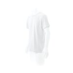 MPG114321 camiseta adulto blanca keya blanco 100 algodon ring spun single jersey 130 g m2 3