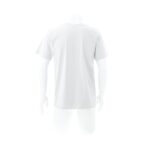 MPG114321 camiseta adulto blanca keya blanco 100 algodon ring spun single jersey 130 g m2 4
