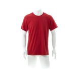 MPG114325 camiseta adulto color keya rojo 100 algodon ring spun single jersey 130 g m2 2