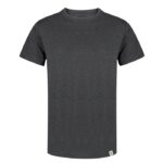 MPG114865 camiseta adulto negro 60 algodon reciclado single jersey 40 poliester rpet 150 g m2 1