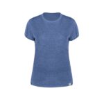 MPG114867 camiseta mujer azul 60 algodon reciclado single jersey 40 poliester rpet 150 g m2 1