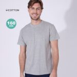 MPG114880 camiseta adulto color gris 100 algodon ring spun single jersey 160 g m2 2