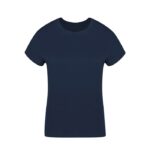 MPG114894 camiseta mujer color azul marino 100 algodon ring spun single jersey 160 g m2 1