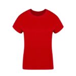 MPG114898 camiseta mujer color rojo 100 algodon ring spun single jersey 160 g m2 1