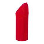 MPG114898 camiseta mujer color rojo 100 algodon ring spun single jersey 160 g m2 4