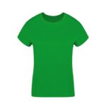 MPG114900 camiseta mujer color verde 100 algodon ring spun single jersey 160 g m2 1