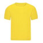 MPG114901 camiseta nio color amarillo 100 algodon ring spun single jersey 160 g m2 1