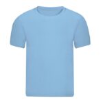 MPG114903 camiseta nio color azul claro 100 algodon ring spun single jersey 160 g m2 1