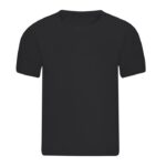 MPG114909 camiseta nio color negro 100 algodon ring spun single jersey 160 g m2 1