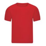 MPG114910 camiseta nio color rojo 100 algodon ring spun single jersey 160 g m2 1