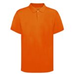 MPG114919 polo adulto color naranja 100 algodon ring spun pique 220 g m2 1