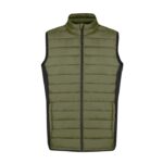 MPG114944 chaleco verde militar soft shell poliester 1