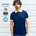 MPG114960 polo amarillo 100 poliester pique 180 g m2 2