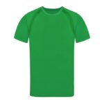 MPG114983 camiseta adulto verde 100 poliester 135 g m2 1