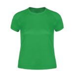 MPG114990 camiseta mujer verde 100 poliester 135 g m2 1