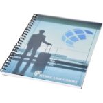 MPG115050 libreta a5 con espiral y cubierta de pp blanco papel 80 gm2 plastico pp carton 280 gm2 1