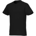 MPG115062 camiseta de manga corta de material reciclado grs de hombre negro punto de jersey sencillo 1