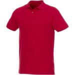 MPG115064 polo de manga corta de material reciclado organico para hombre rojo punto pique 70 algodon 1