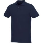 MPG115065 polo de manga corta de material reciclado organico para hombre azul punto pique 70 algodon 1