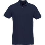 MPG115065 polo de manga corta de material reciclado organico para hombre azul punto pique 70 algodon 2