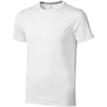MPG115073 camiseta de manga corta para hombre blanco punto de jersey sencillo 100 algodon bci 160 gm 1