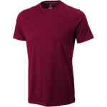 MPG115077 camiseta de manga corta para hombre rojo punto de jersey sencillo 100 algodon bci 160 gm2 1