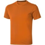MPG115079 camiseta de manga corta para hombre naranja punto de jersey sencillo 100 algodon bci 160 g 1