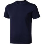 MPG115083 camiseta de manga corta para hombre azul punto de jersey sencillo 100 algodon bci 160 gm2 1