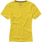 MPG115096 camiseta de manga corta para mujer amarillo punto de jersey sencillo 100 algodon bci 160 g 2