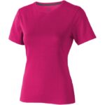 MPG115097 camiseta de manga corta para mujer rosa punto de jersey sencillo 100 algodon bci 160 gm2 1