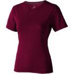 MPG115099 camiseta de manga corta para mujer rojo punto de jersey sencillo 100 algodon bci 160 gm2 1