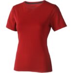 MPG115100 camiseta de manga corta para mujer rojo punto de jersey sencillo 100 algodon bci 160 gm2 1