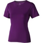 MPG115102 camiseta de manga corta para mujer purpura punto de jersey sencillo 100 algodon bci 160 gm 1