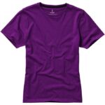 MPG115102 camiseta de manga corta para mujer purpura punto de jersey sencillo 100 algodon bci 160 gm 2