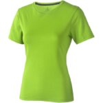 MPG115109 camiseta de manga corta para mujer verde punto de jersey sencillo 100 algodon bci 160 gm2 1