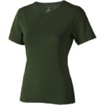 MPG115111 camiseta de manga corta para mujer verde punto de jersey sencillo 100 algodon bci 160 gm2 1