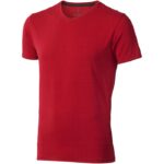 MPG115117 camiseta organica de manga corta para hombre rojo punto de jersey sencillo 95 algodon orga 1