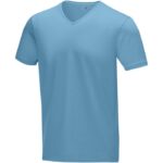 MPG115118 camiseta organica de manga corta para hombre azul punto de jersey sencillo 95 algodon orga 1